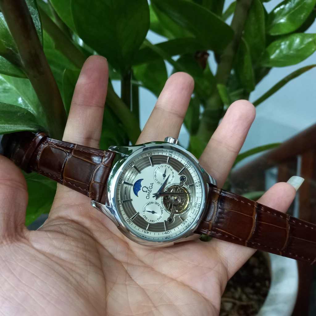 Đồng hồ nam OMEGA máy cơ cao cấp - Mặt tròn 42mm - [Bảo hành 24 tháng] | BigBuy360 - bigbuy360.vn