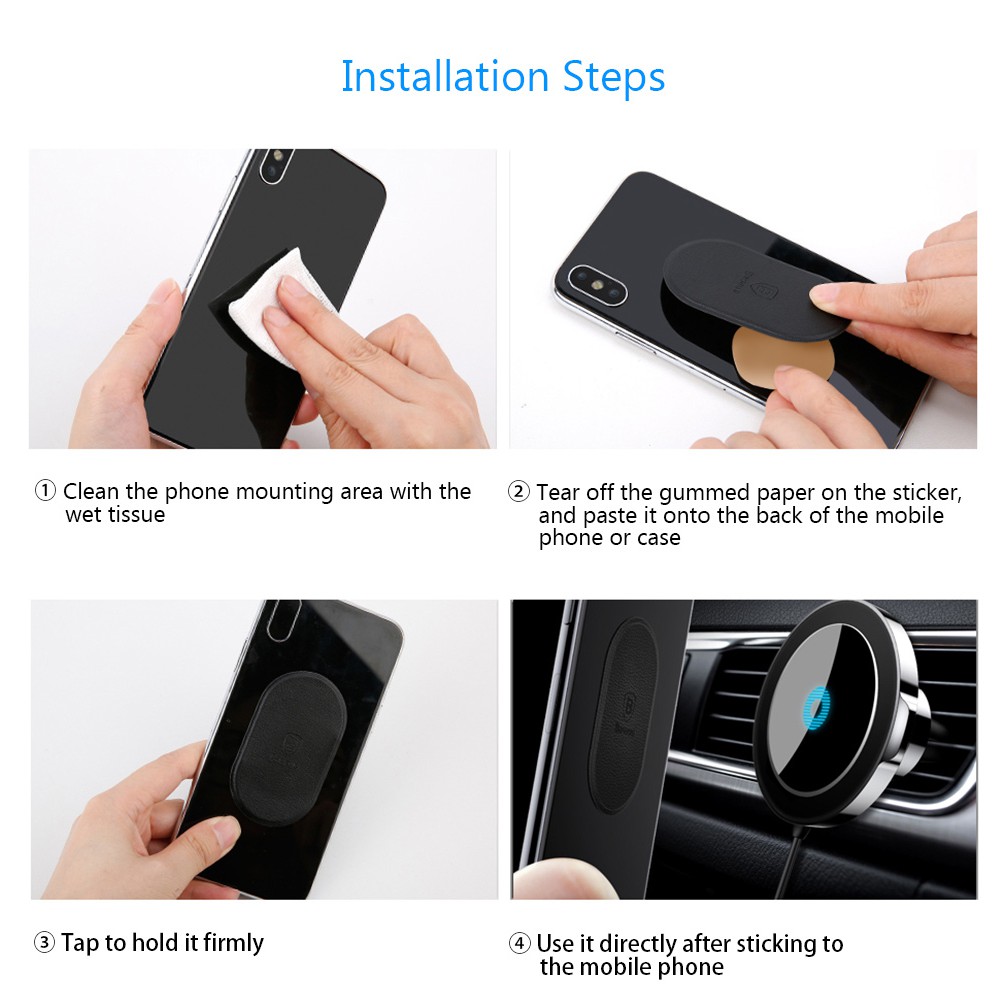 Giá đỡ điện thoại trên xe hơi có nam châm hiệu Baseus không dây cho iPhone Samsung | BigBuy360 - bigbuy360.vn