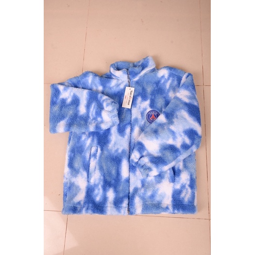 [Siểu hot độc quyền của shop độc và lạ] Áo lông xanh đốm trắng TAMTITSHOP. Lông mềm mịn mượt. Kèm quà tặng ngọt ngào