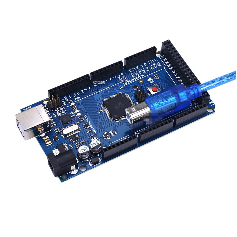 Mạch Arduino Mega2560 R3 - Chip nạp giao tiếp USB 16u2 (tốt và ổn định hơn CH340) + Đã bao gồm cáp USB