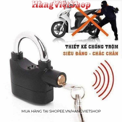 Ổ khóa báo động chống trộm Kinbar chống cắt cho thắng đĩa xe máy cửa nhà thông minh
