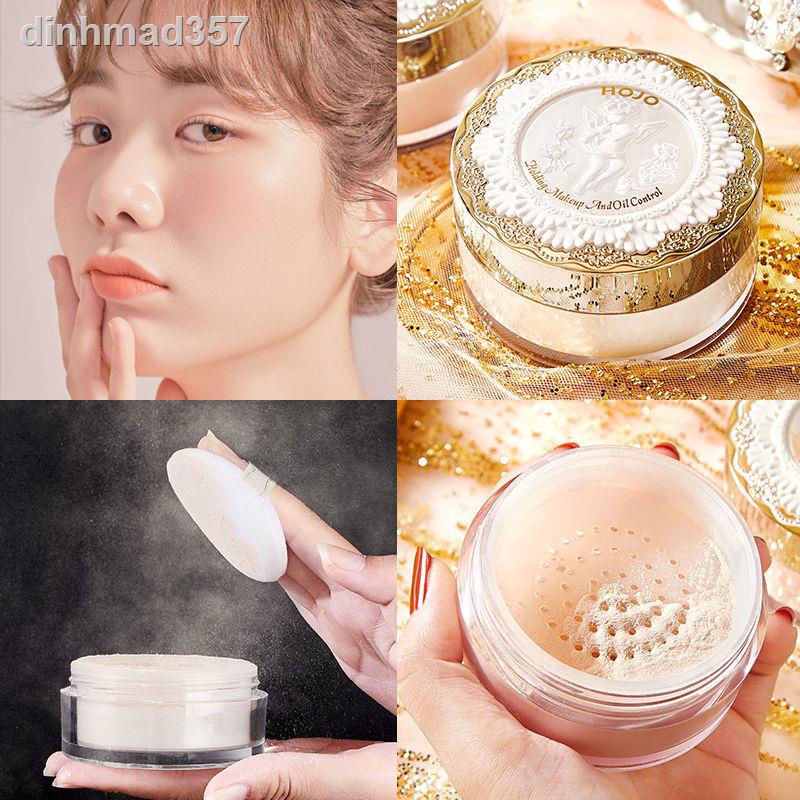 ☏♂✶HOJO Makeup Powder Loose Oil Control Không mất đi lớp trang điểm Phấn nén chống thấm nước và mồ hôi Student dính che | BigBuy360 - bigbuy360.vn