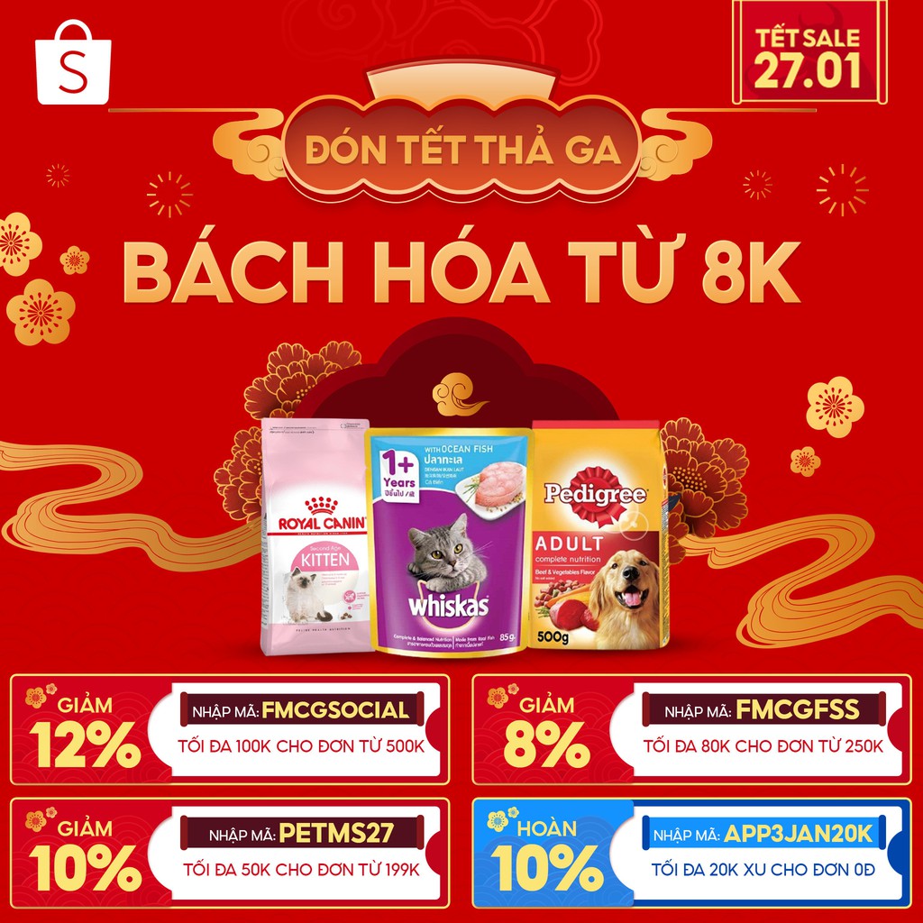 Cát mèo túi nhỏ 8l,5l rẻ nhất 40k