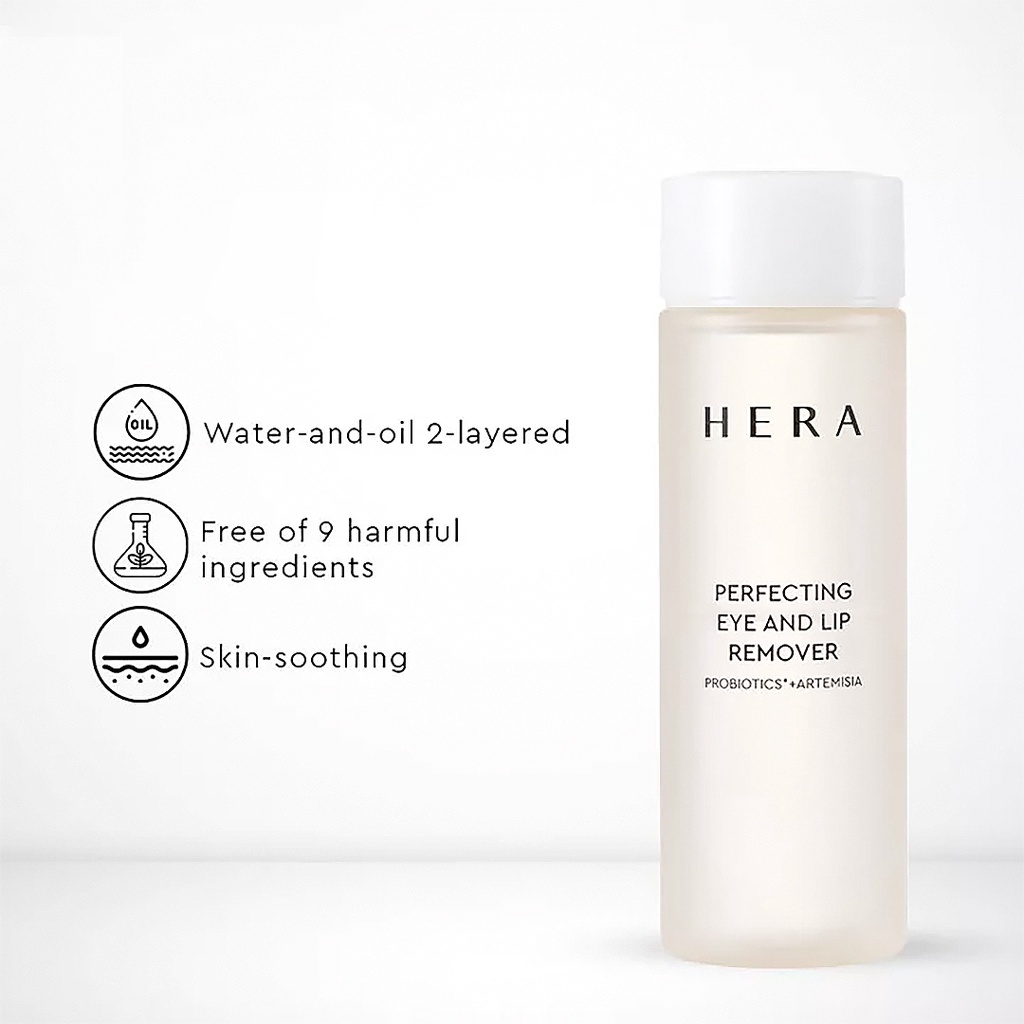 HERA Relaxing Deep Cleansing Oil 200ml / Creamy Cleansing Foam 200g / Refreshing Tonic Cleansing Water 200ml/ Perfecting Eye and Lip Remover 125ml