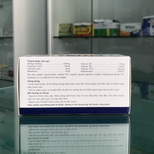 Citimax Gold – Hỗ trợ hoạt huyết dưỡng não, phục hồi sau tai biến (Hộp 60 viên)