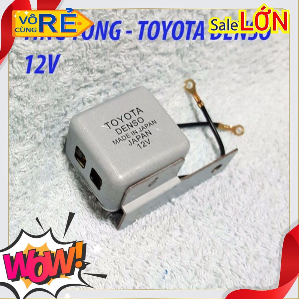 CỤC XI NHAN KÊU TING TONG TOYOTA DENSO LOẠI A 12V GẮN MỌI LOẠI XE - HÀNG CTY