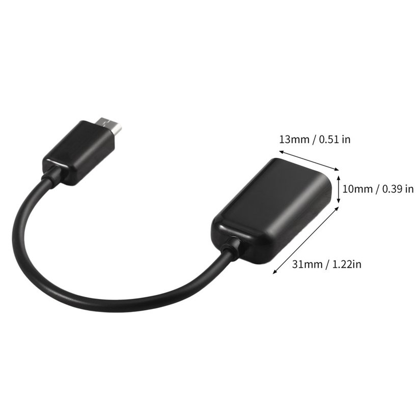 Dây cáp OTG kết nối đầu micro USB sang lỗ cắm USB cho Google Nexus 7