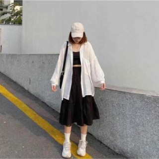 [SaleLớn] (VNXK RẺ) CHÂN VÁY ULLZANG BA TẦNG💕CHÂN VÁY VON LỤA HOT HIT TTNN