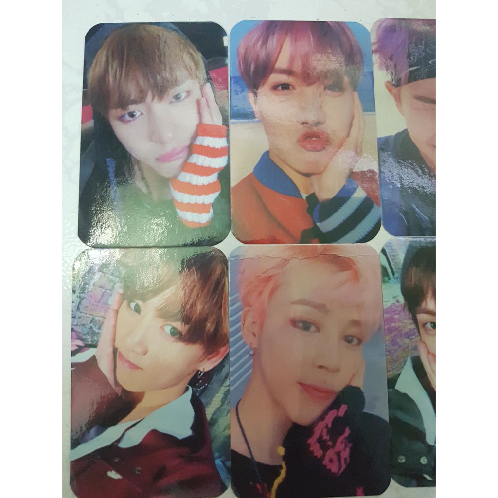 Set card có chữ kí BTS - hồng [Đơn 50k tặng phần quà thú vị]