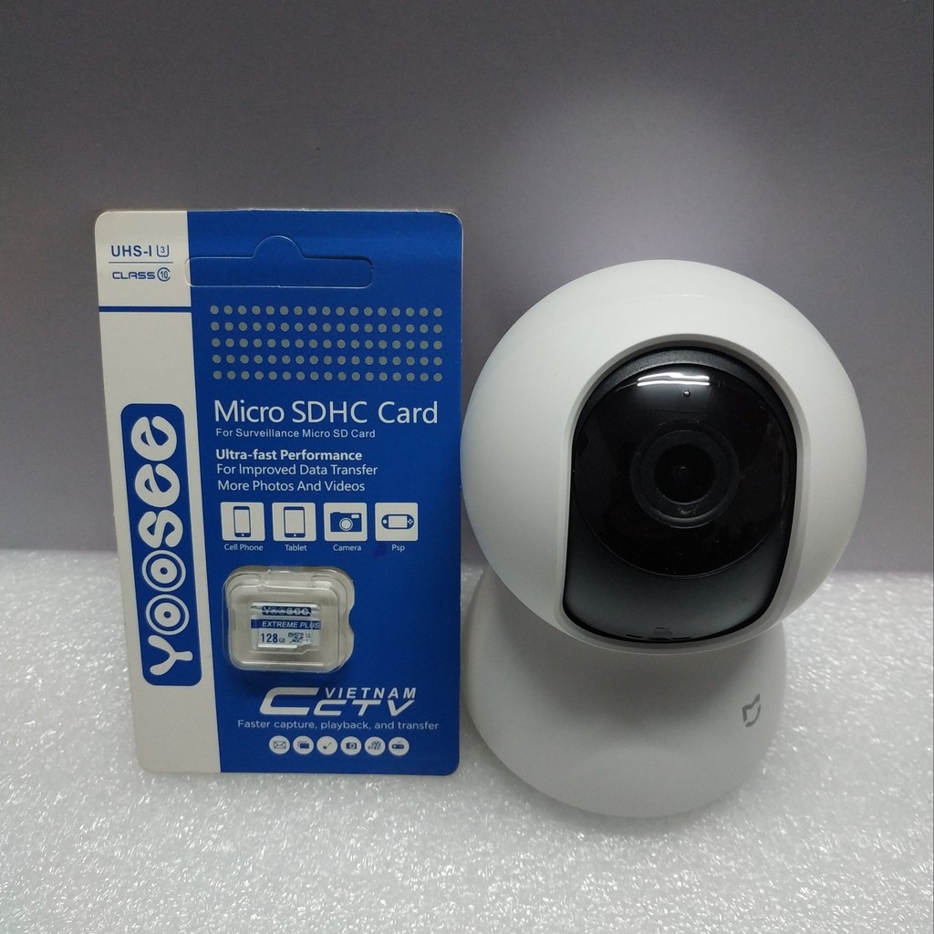 [Tặng thẻ 128GB] Camera Xiaomi 360 độ MJSXJ05CM Full HD 1080p - đàm thoại 2 chiều, phát hiện chuyển động