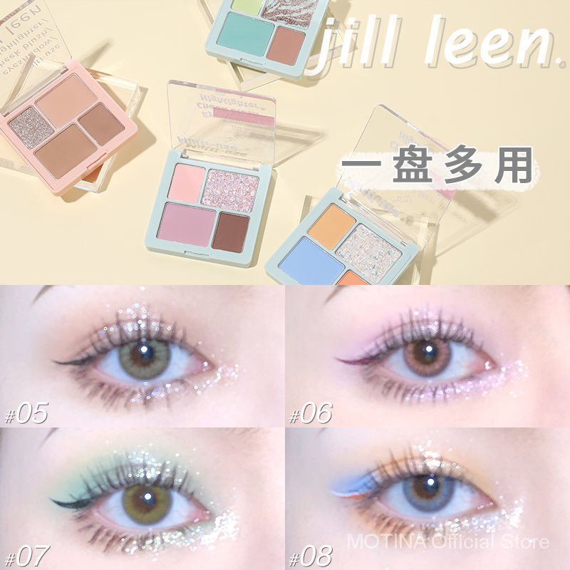 Bảng phấn mắt Jill Leen màu sắc lung linh không thấm nước quyến rũ