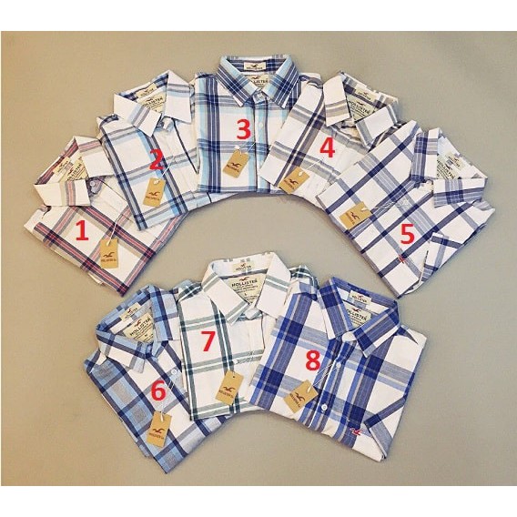 ÁO SƠ MI NAM KẺ SỌC CARO DÁNG SUÔNG