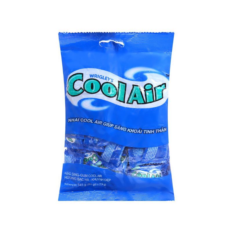 Kẹo Sing-gum Cool Air Hương Bạc Hà - Khuynh Diệp gói 50 viên