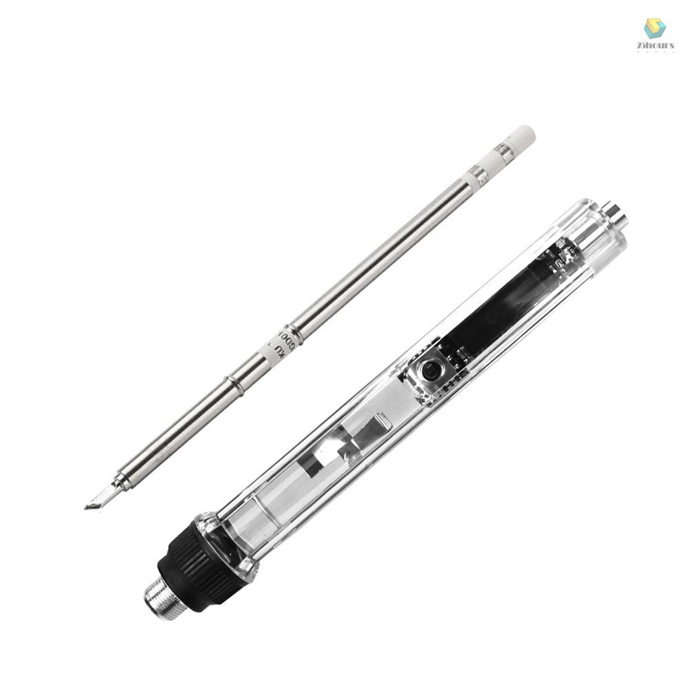 Giá Thấp Nhất 150~450°C Mỏ Hàn Điện Mini Cầm Tay 72W Có Màn Hình OLED Ốp