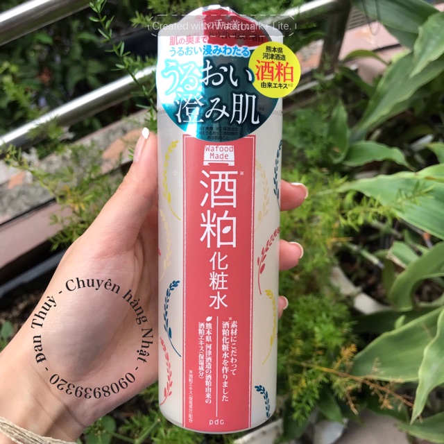 🍶 Bộ lotion và kem dưỡng trắng da mờ nám Sake PDC - Cùng hãng với em mask rửa PDC đình đám mà phạm băng băng review