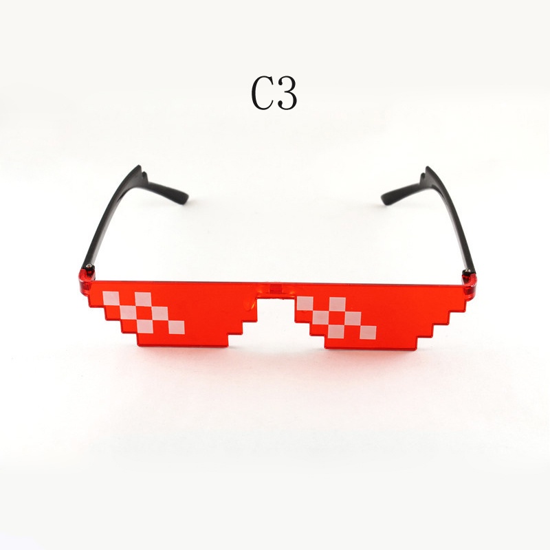 Kính Thuglife 6 Chấm MINECRAFT - Thug Life Nhiều Màu Sắc