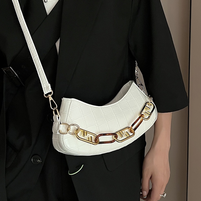 Túi Đeo Vai Họa Tiết Vân Đá Phong Cách retro Cho Nữ