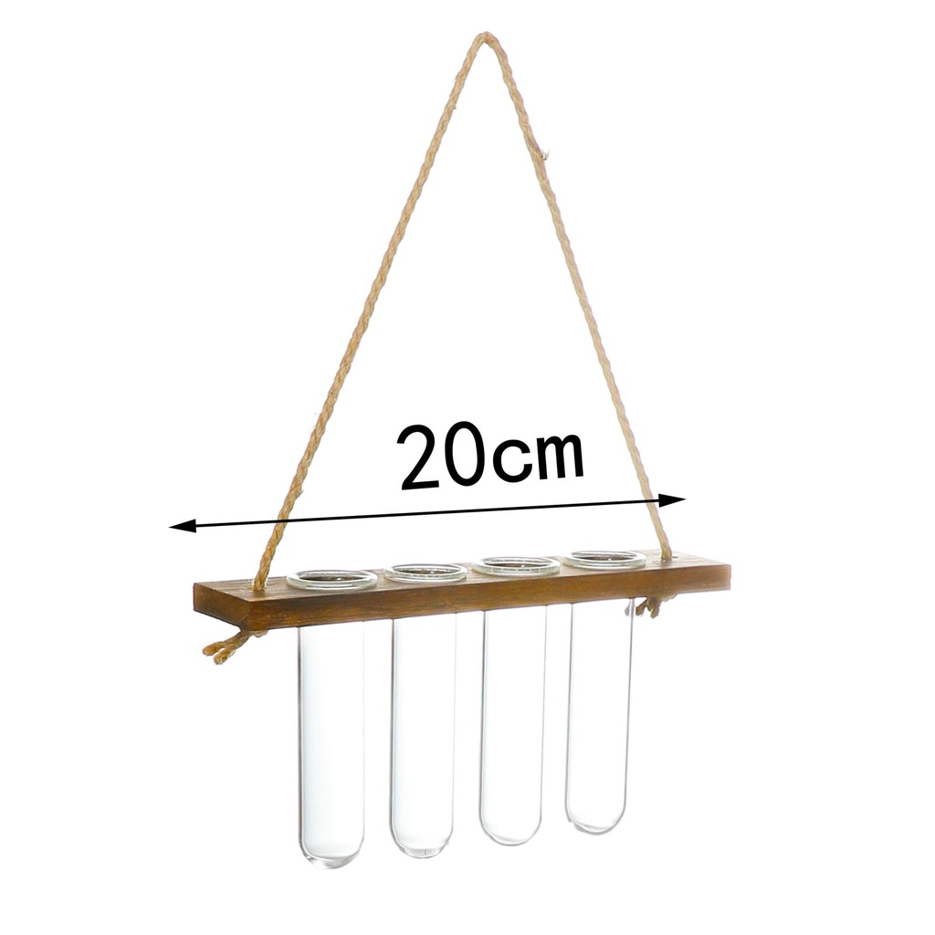 Wall Hanging Planter for Hydroponic Plants Modern Bulb Glass Vase for Home