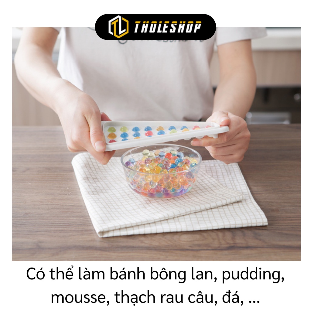 Khay Đá Tròn - Bộ Khuôn Làm Đá Tròn Viên Nhỏ, Thạch, Hạt Trân Châu Không Dính 5753