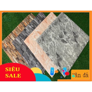 Combo 10 tấm xốp dán tường giả đá