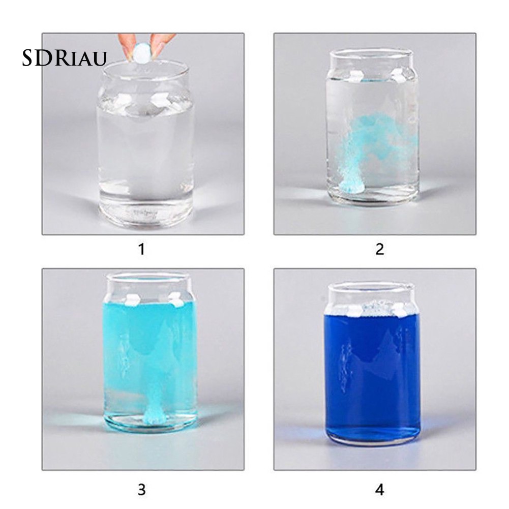 Set 10 Viên Sủi Tạo Dung Dịch Vệ Sinh Kính Chắn Gió Xe Hơi