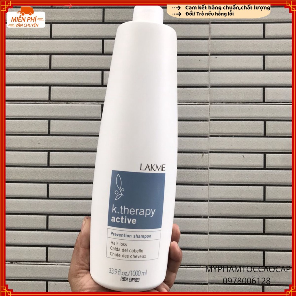 Dầu gội chống rụng Lakme k.therapy active Prevention Shampoo 1000ml