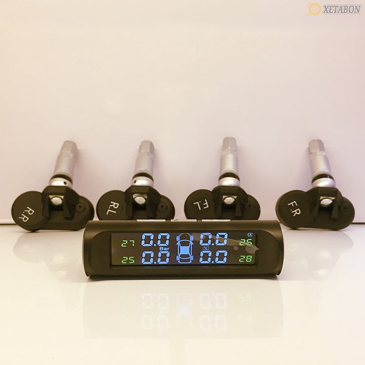 [Bản quốc tế] Cảm Biến Áp Suất Lốp Xe Hơi Hiển Thị Lên Màn Hình Van Trong TPMS cao cấp - BH 12 Tháng