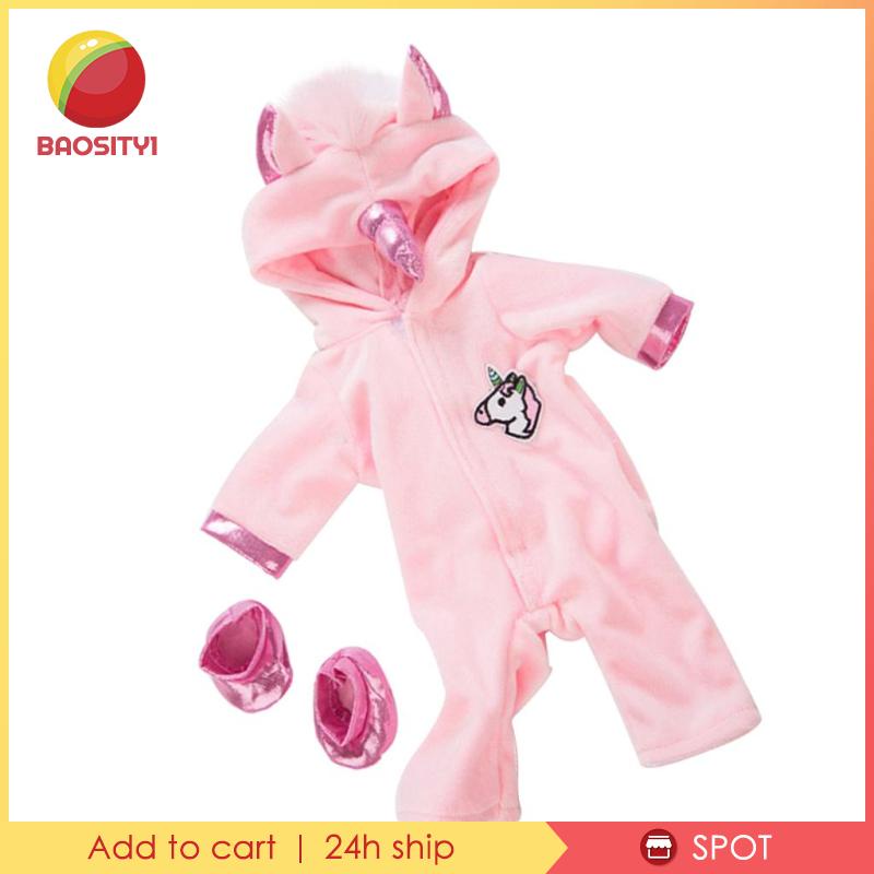 Bộ Đồ Liền Thân Hình Kỳ Lân 18 Inch Dành Cho Búp Bê Mỹ [Baosity1]