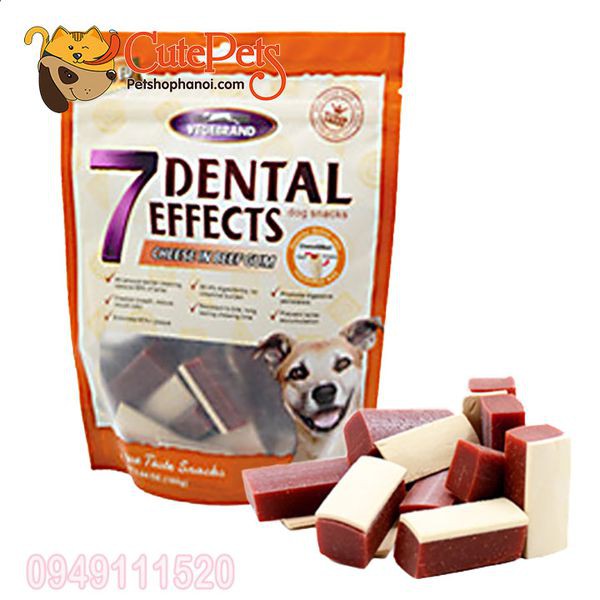 Xương cho chó 7 Dental Efects 160g - Phụ kiện thú cưng Hà Nội