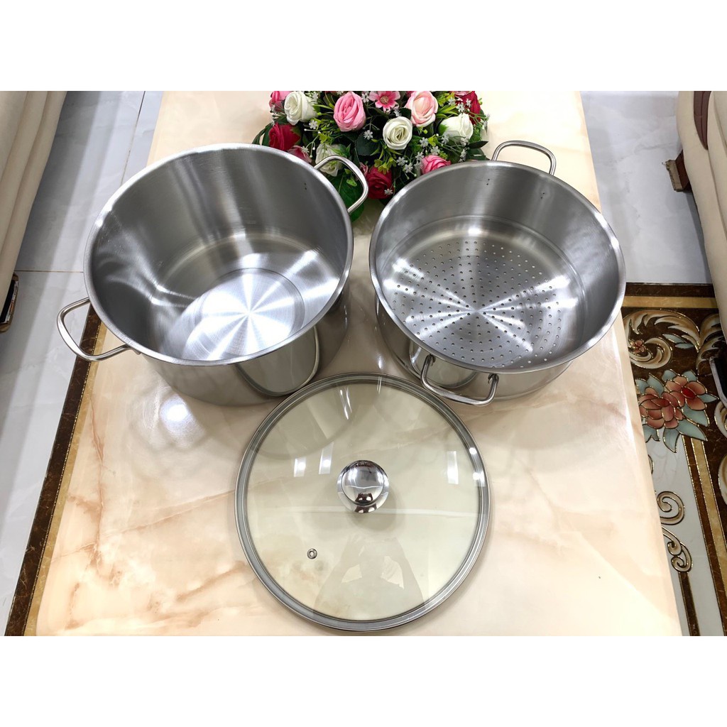 Bộ Nồi Xửng Hấp HT COOK Hàng Xịn