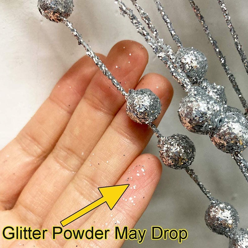 Bó Hoa Xốp Nhân Tạo Màu Vàng Sống Động Trang Trí Giáng Sinh / Tiệc Tùng / Chụp Ảnh