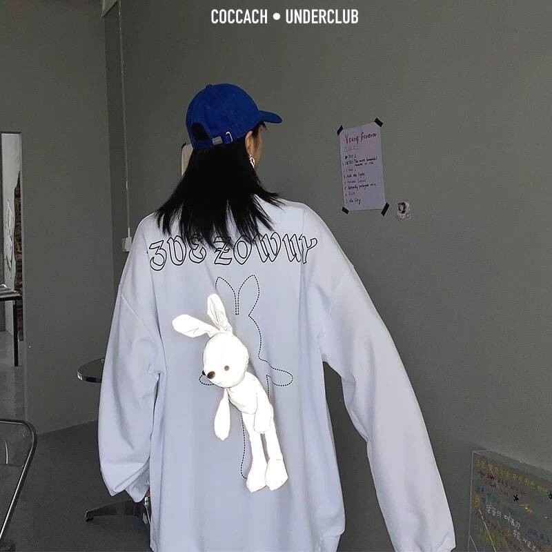 Áo nỉ dài tay cao cấp tặng thú bông AD1284 by COC CACH