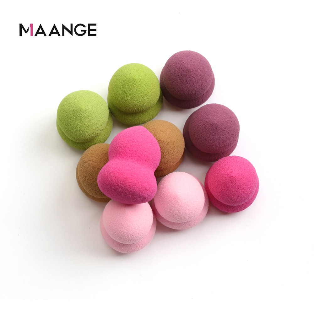 Set 10 bông phấn MAANGE trang điểm chuyên dụng chất lượng cao