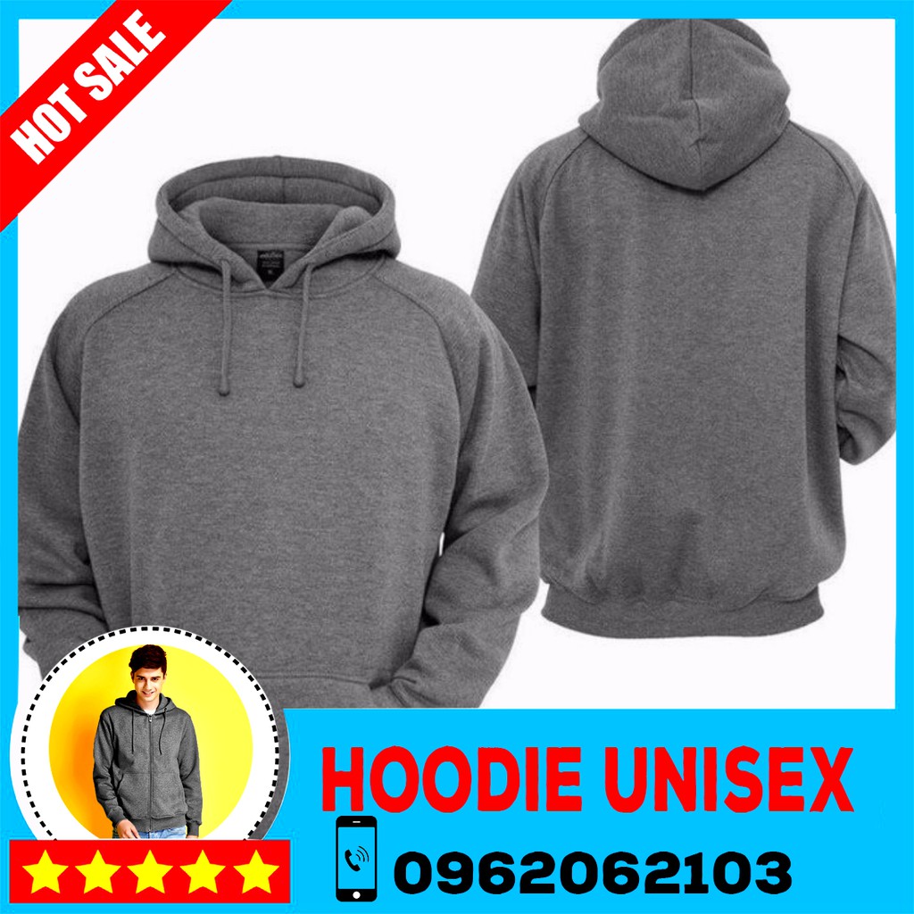 (HOOIDE) ÁO HOODIE NỈ NGOẠI HD155 (Nam Nữ)