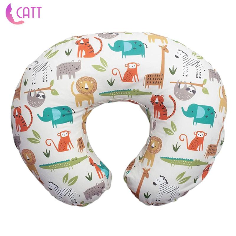 Gối Chữ U 100% Cotton Cho Bé Uống Sữa