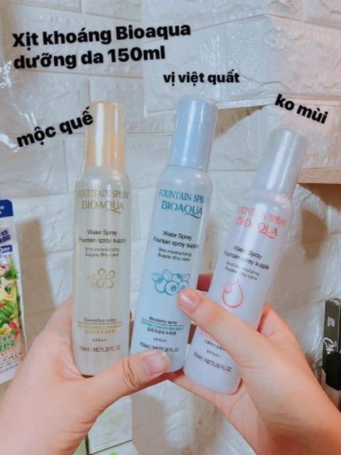 RẺ VÔ ĐỊCH!!! XỊT KHOÁNG NỘI ĐỊA BIOAQUA 150ML | BigBuy360 - bigbuy360.vn