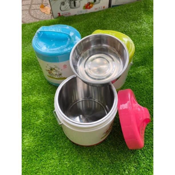 ( HÀNG HOT) Bình Ủ Inox 2 Ngăn Việt Nhật | Cặp Lồng Đa Năng Cao Cấp Tiện Dụng ( RẺ VÔ ĐỊCH)