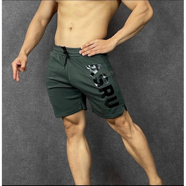 [SALE SỐC] Quần short gym nam ASRV, quần short thể thao phom body cực chất