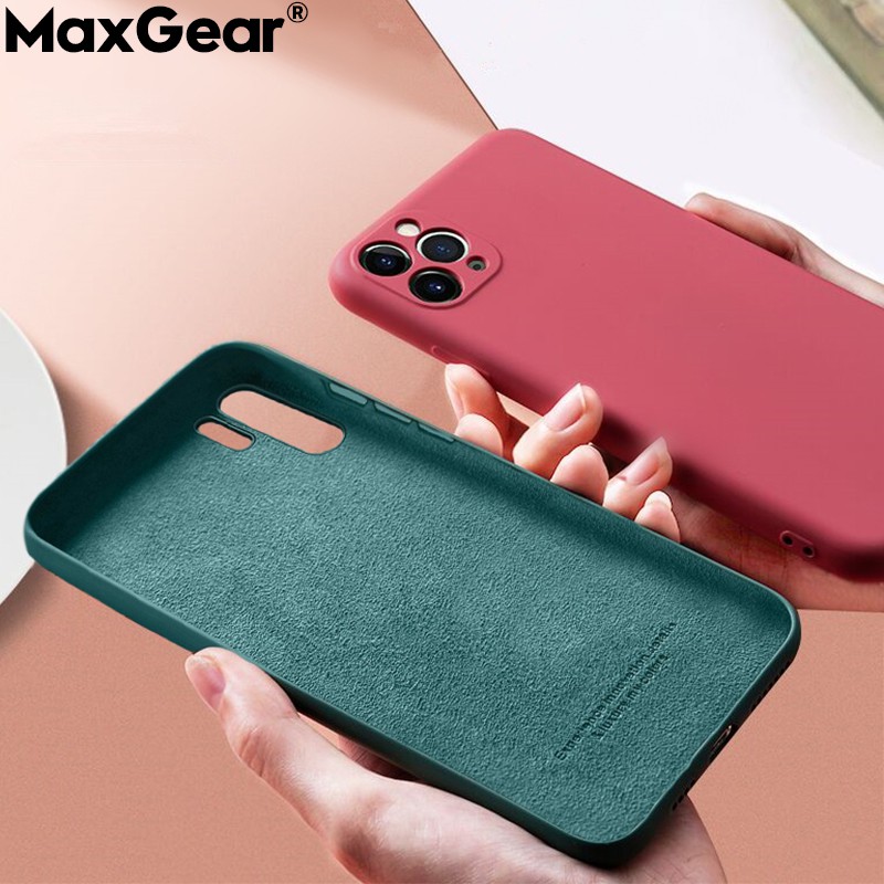 Ốp điện thoại silicon lỏng sang trọng cho iPhone 6 6s 7 8 plus X XR XS MAX 11 PRO MAX