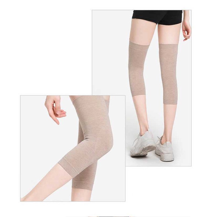 Đệm Quấn Đầu Gối / Đầu Gối Bằng Cotton Chống Trượt Giữ Ấm Tiện Dụng Khi Chơi Thể Thao / Gym