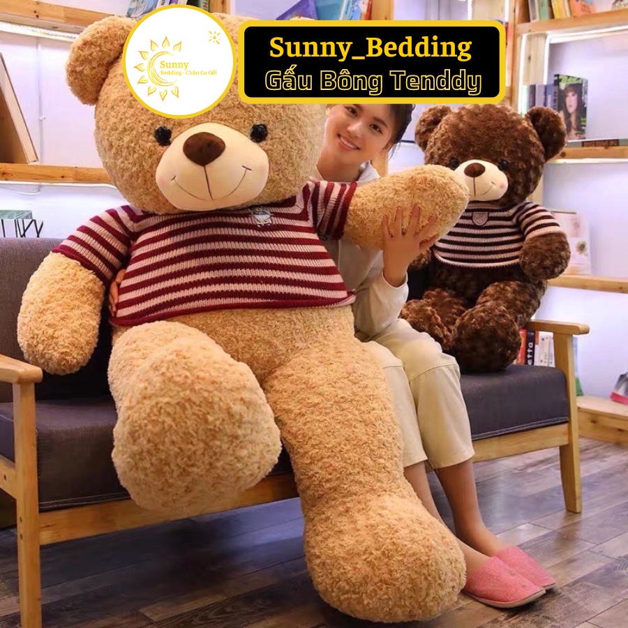 Gấu bông teddy khổ 1m cao 80cm hàng vnxk cao cấp