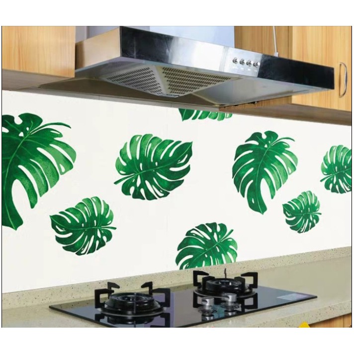 DECAL 1M x 60CM dán bếp tráng nhôm cách nhiệt - vuông trắng ô bự NHIỀU MẪU ADD0998