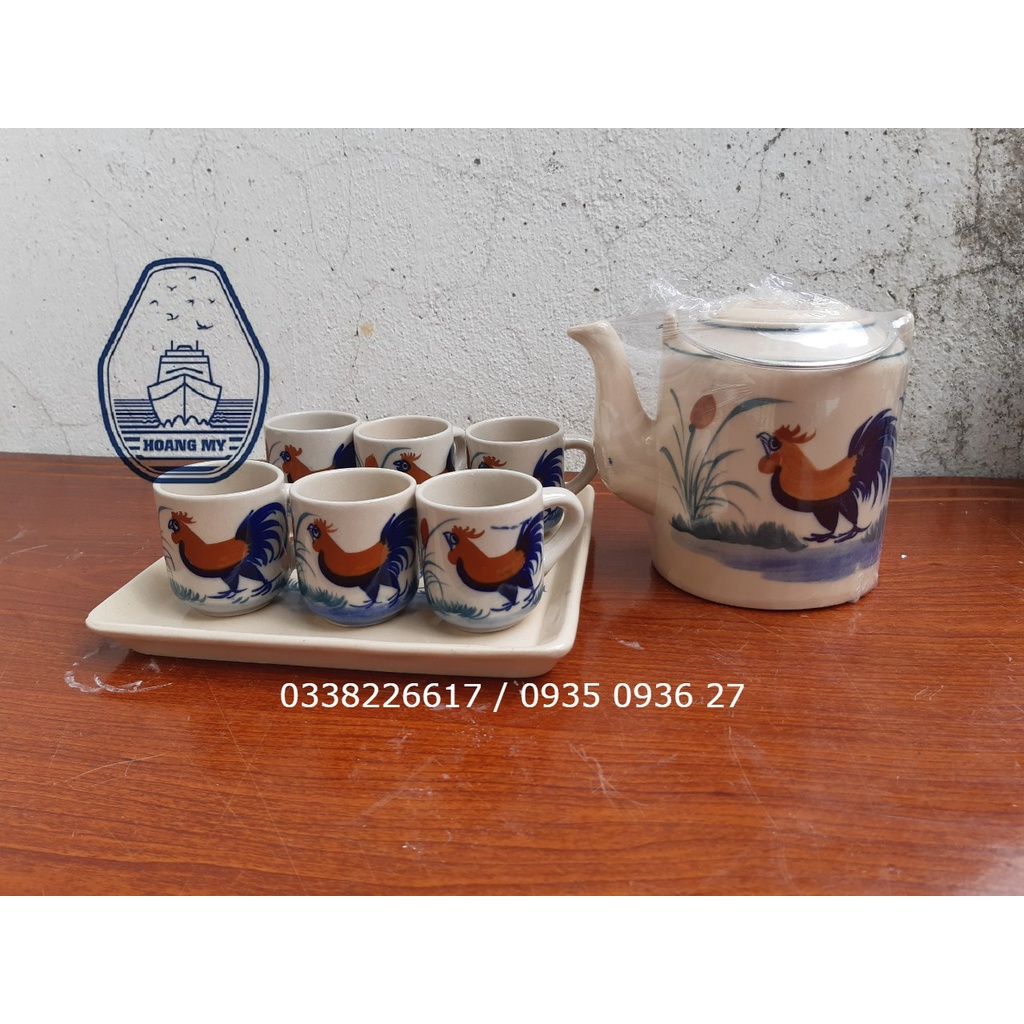 Bộ bình trà con gà cao cấp siêu hot siêu rẻ