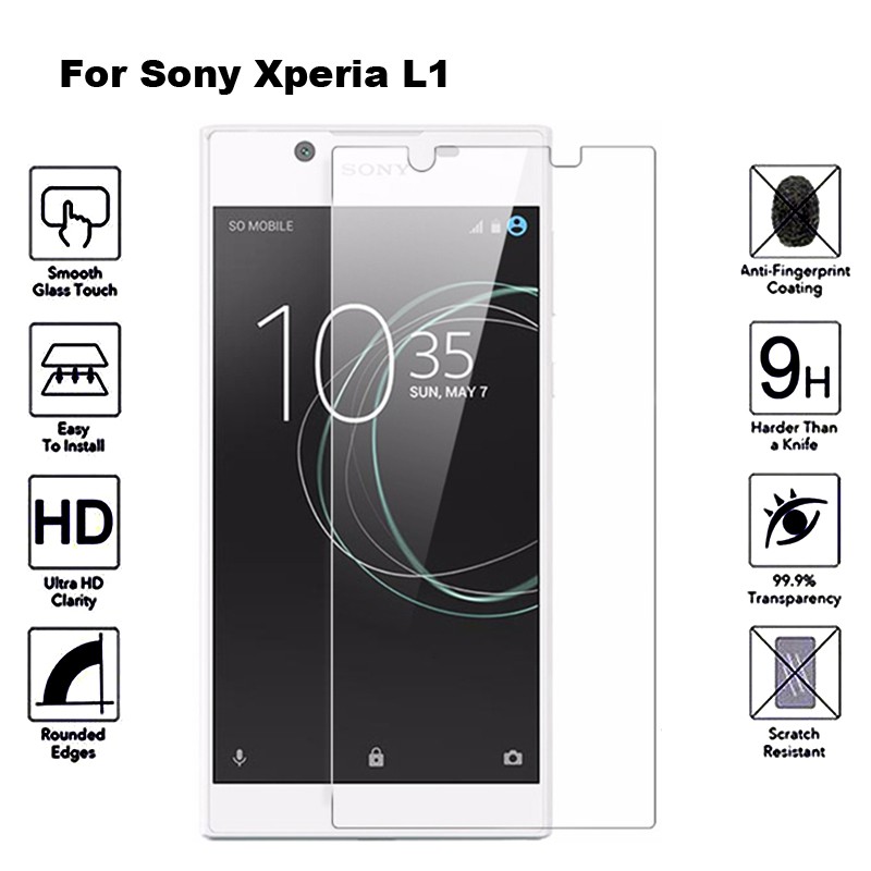 Kính Cường Lực Bảo Vệ Màn Hình Sony Xperia L1 L2 L3 L4 10 10Plus 10II 5II 1II XA2 XA1 XA3 XZ XZ1 XZ2