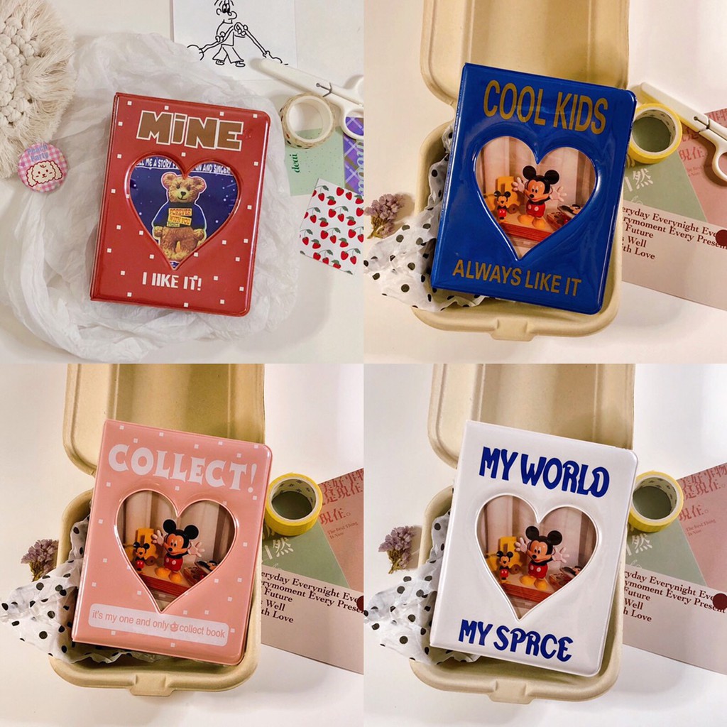 Album đựng ảnh hình trái tim dễ thương