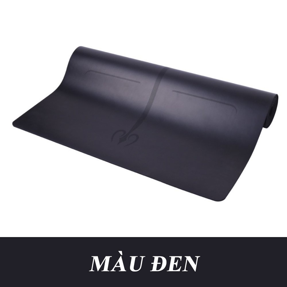 Thảm Tập Yoga Định Tuyến 5mm Cao Su PU Cao Cấp