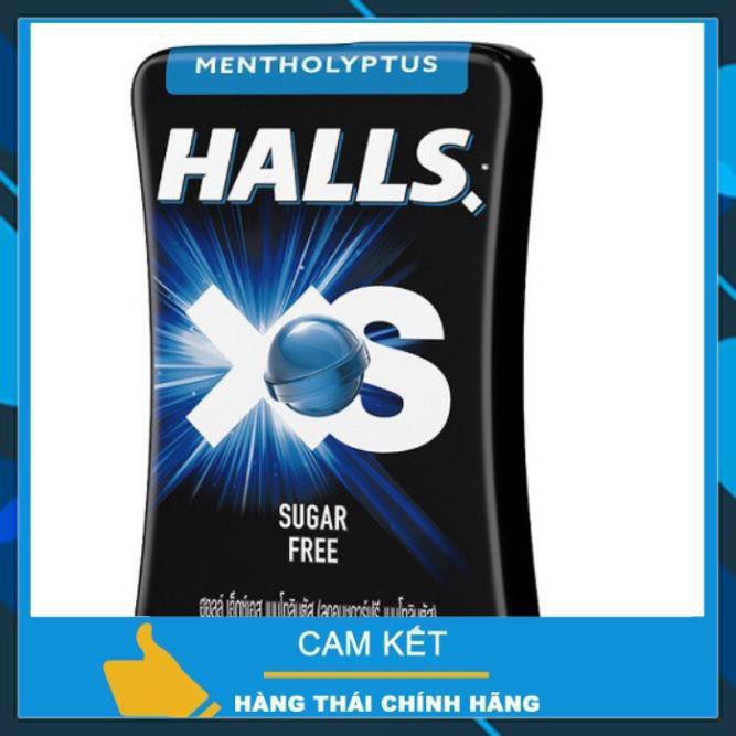 [12 hộp] Kẹm Ngậm Thơm Miệng Halls XS Bạc Hà 15g Thái Lan