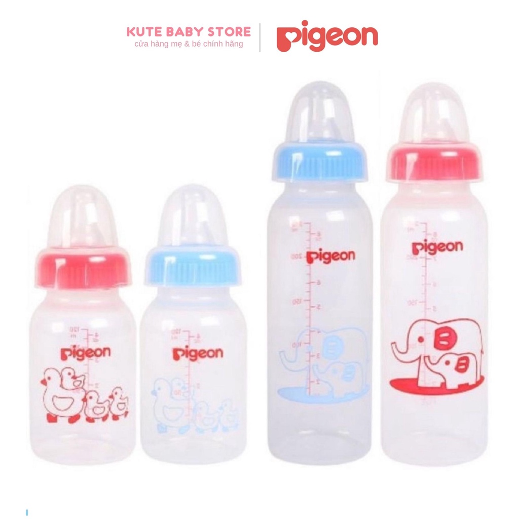 Bình Sữa Pigeon PP Tiêu Chuẩn Cổ Hẹp 120ml/240ml