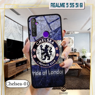 Ốp đội bóng Realme 5i/ 6i - Lưng kính cường lực