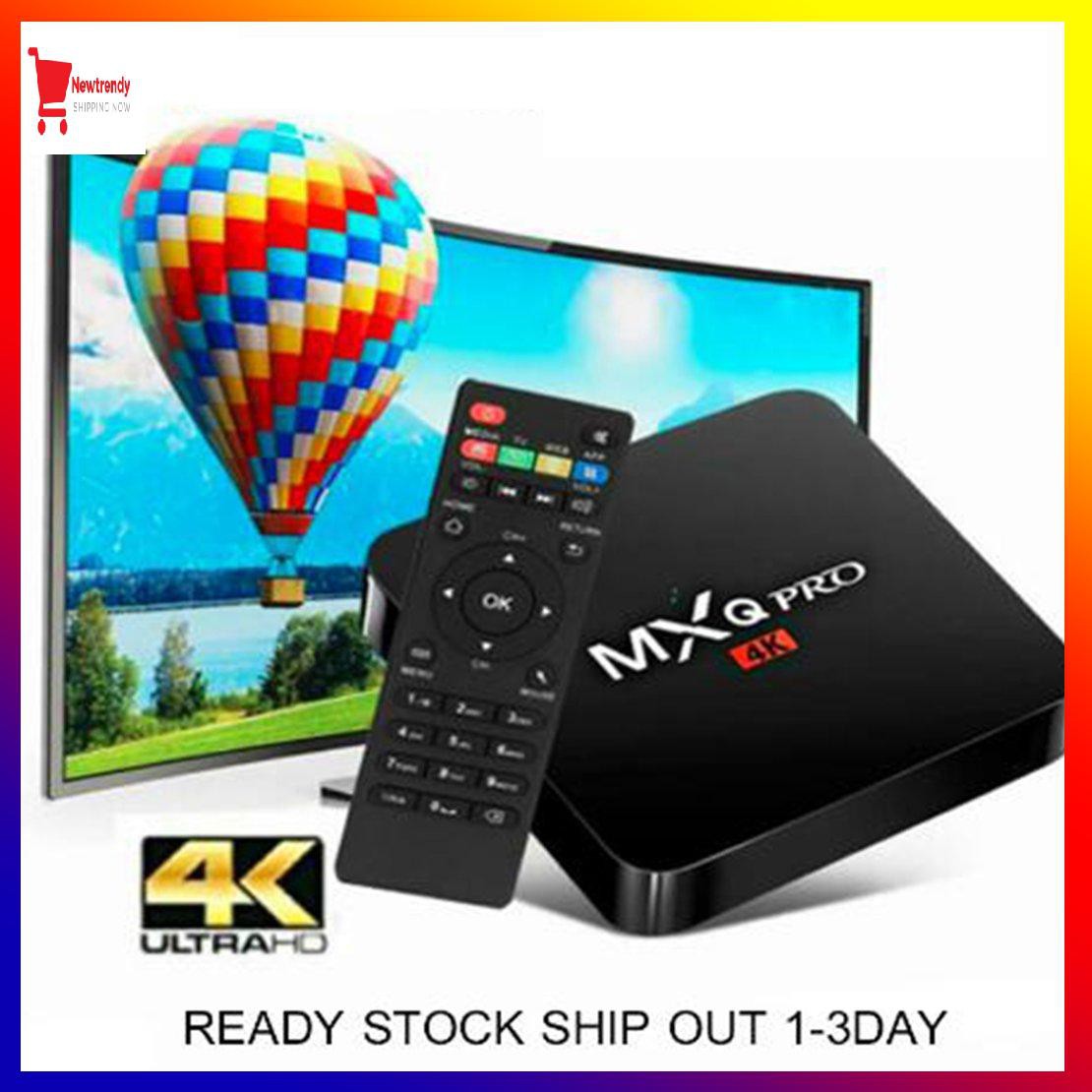 Hộp Tv Thông Minh 1000 Kênh Mxqpro Rk3229 Android 7.1k 1g + 8g Amlogic 4-core Cho Tv Box Android Uk Au Us Uk